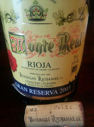 Monte Real Gran Reserva 2003