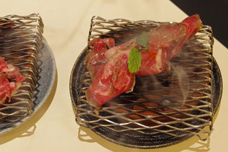 Pintxo de sashimi de Tolosa