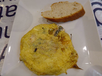 Tortilla de anchoas