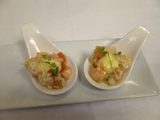 Aperitivo : Salpicon de gambas