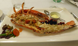 Bogavante del Cantábrico a la parrilla 