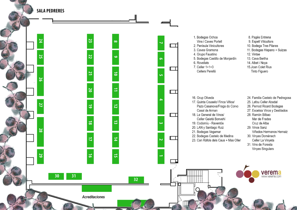 Plano de la Experiencia Verema Girona 2018