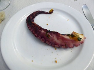 Pata de pulpo a la plancha