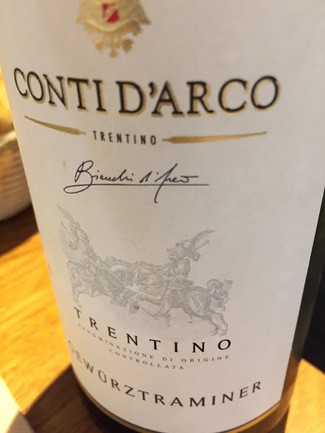 Conti D'Arco GEWÜRZTRAMINER Trentino 2017
