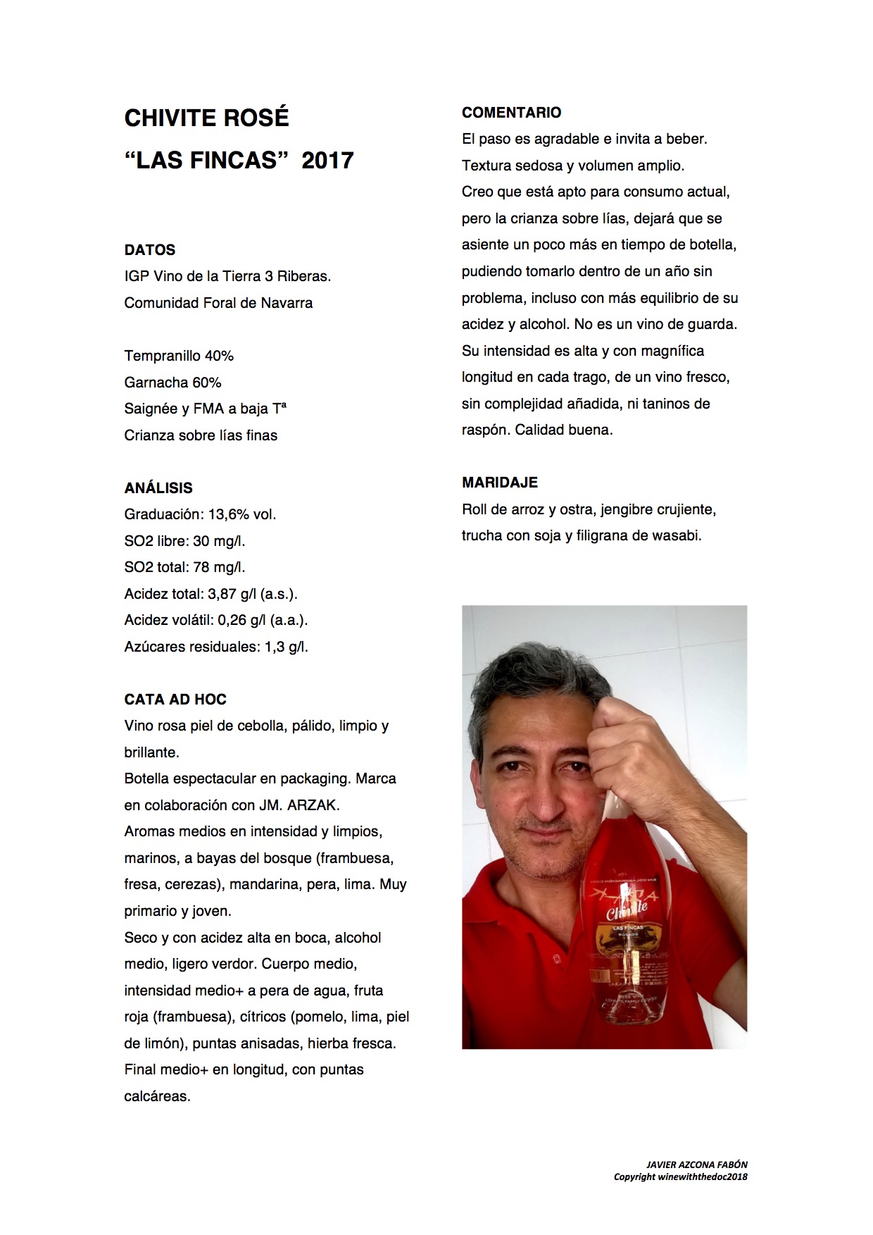 Chivite Las Fincas 2017: Un vino Navarro y soberano