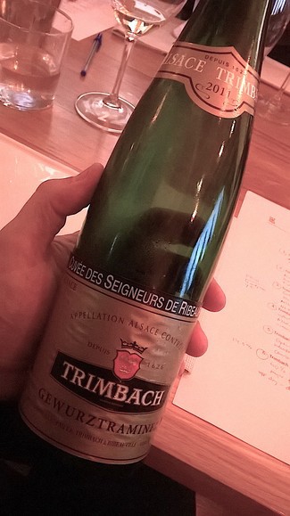 Trimbach Gewurztraminer " Cuvée des Seigneurs de Ribeaupierre" 2011
