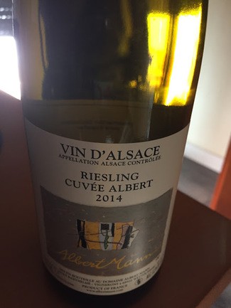 Albert Mann Cuvée Albert Riesling 2014