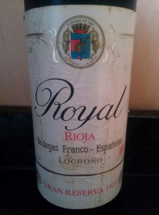 Royal Franco-Españolas Gran Reserva 1975