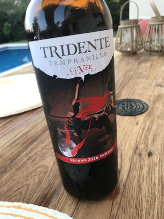 Tridente tempranillo cuvee especial 2016