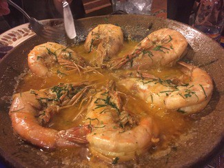 Langostinos Tiestos