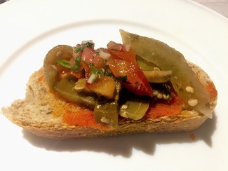 Tostadita de ajies