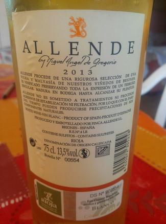 Allende 2013, DO Ca Rioja
