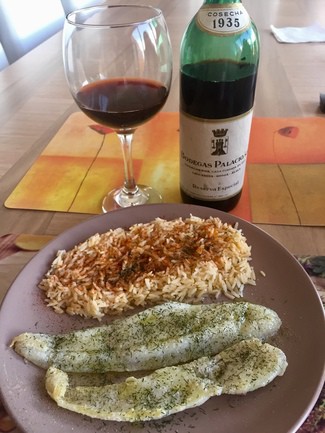 Con la corvina al eneldo