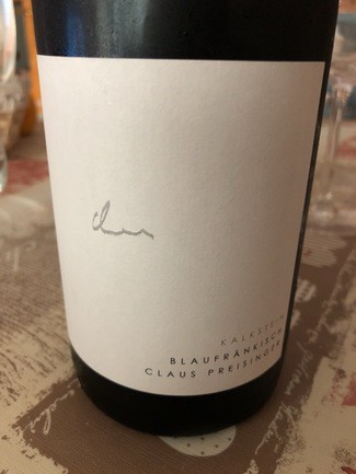 Claus Preisinger Kalkstein Blaufränkisch 2017