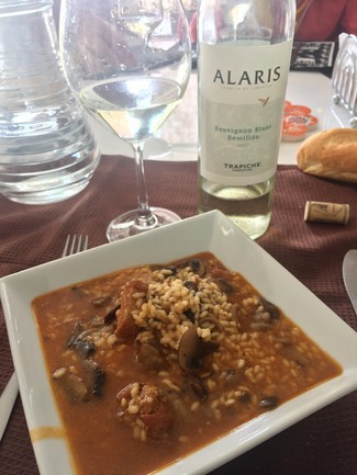 Con el arroz melosito
