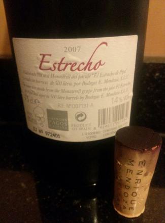 Estrecho Monastrell 2007