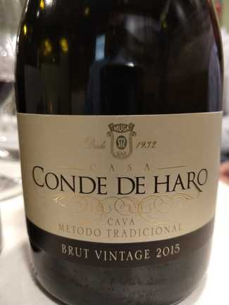 Conde de Haro Brut Vintage 2015