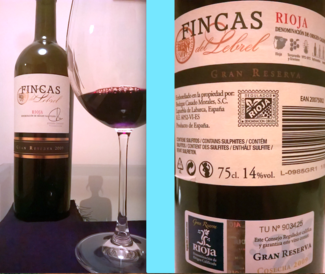 Fincas del Lebral "Gran Reserva" 2009
