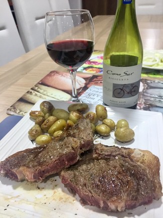 Con el chuletón