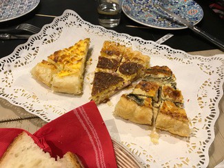 Las quiches, un clásico del local.
