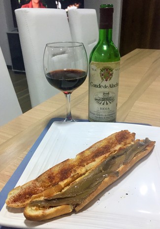 Con la Torraeta de anchoas