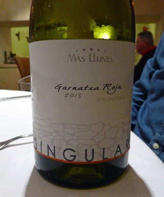 Singulars Garnatxa roja 2015 DO Empordà