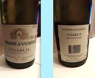 Domaine de Vauroux Chablis 2017
