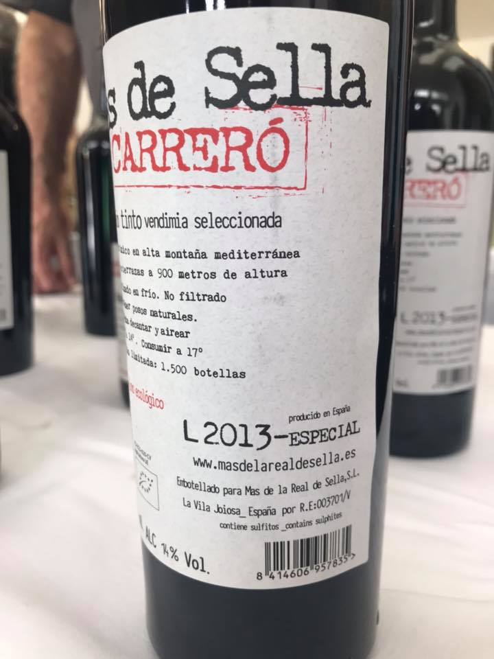 Nueva añada Carreró de Mas de Sella