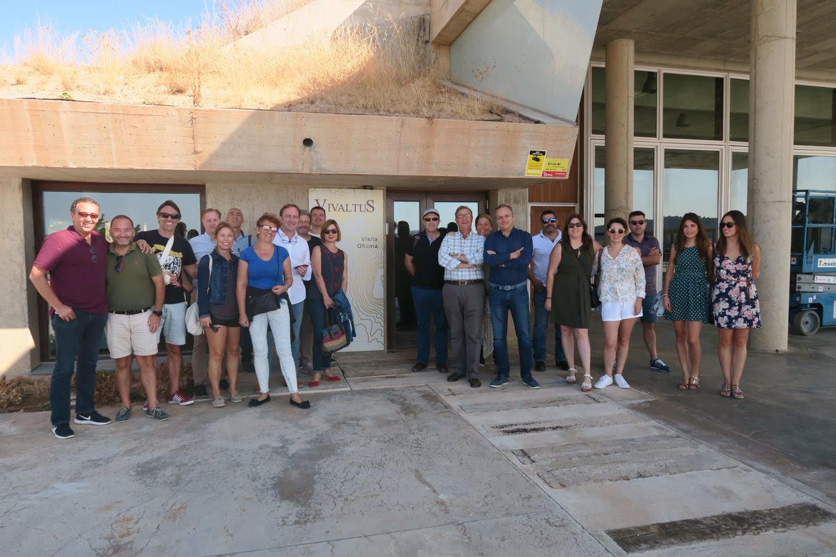 Visita a la nueva bodega Vivaltus (grupo Yllera) en la Ribera del Duero