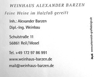 Weinhaus Barzen. El Mosel sincero