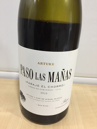 Paso las mañas Artuke, vino de paraje 2015
