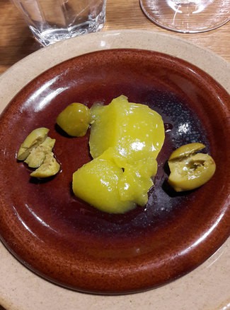 Gelée de naranja con olivas