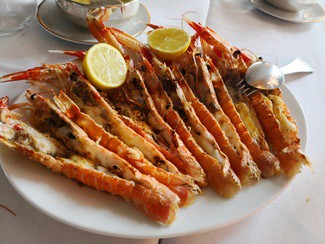 Cigalas frescas