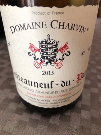 Domaine charvin châtaeuneuf-du-pape vieilles vignes 2015