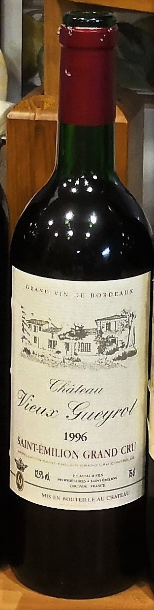 Château Vieux gueyrot Saint-Émilion Grand Cru 1996