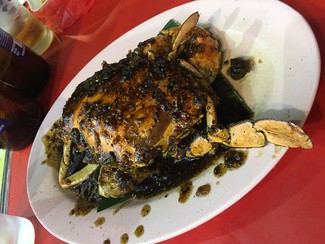 Cangrejo a la pimienta negra