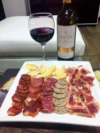 Con el embutido "bellotero"