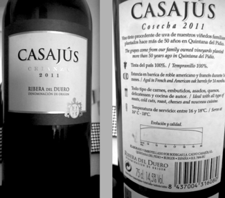 Casajús crianza 2011