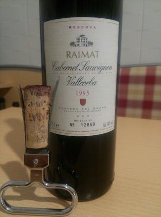 Raimat Cabernet Sauvignon Vallcorba 1995
