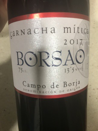Borsao Garnacha Mítica. 2017