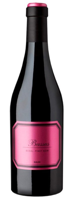 Botella de Bassus Dulce 2017 de Bodegas Hispano + Suizas