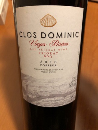 Clos Dominic vinyes baixes 2016