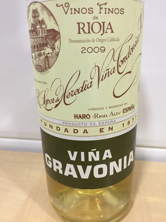 Viña Gravonia blanco 2009