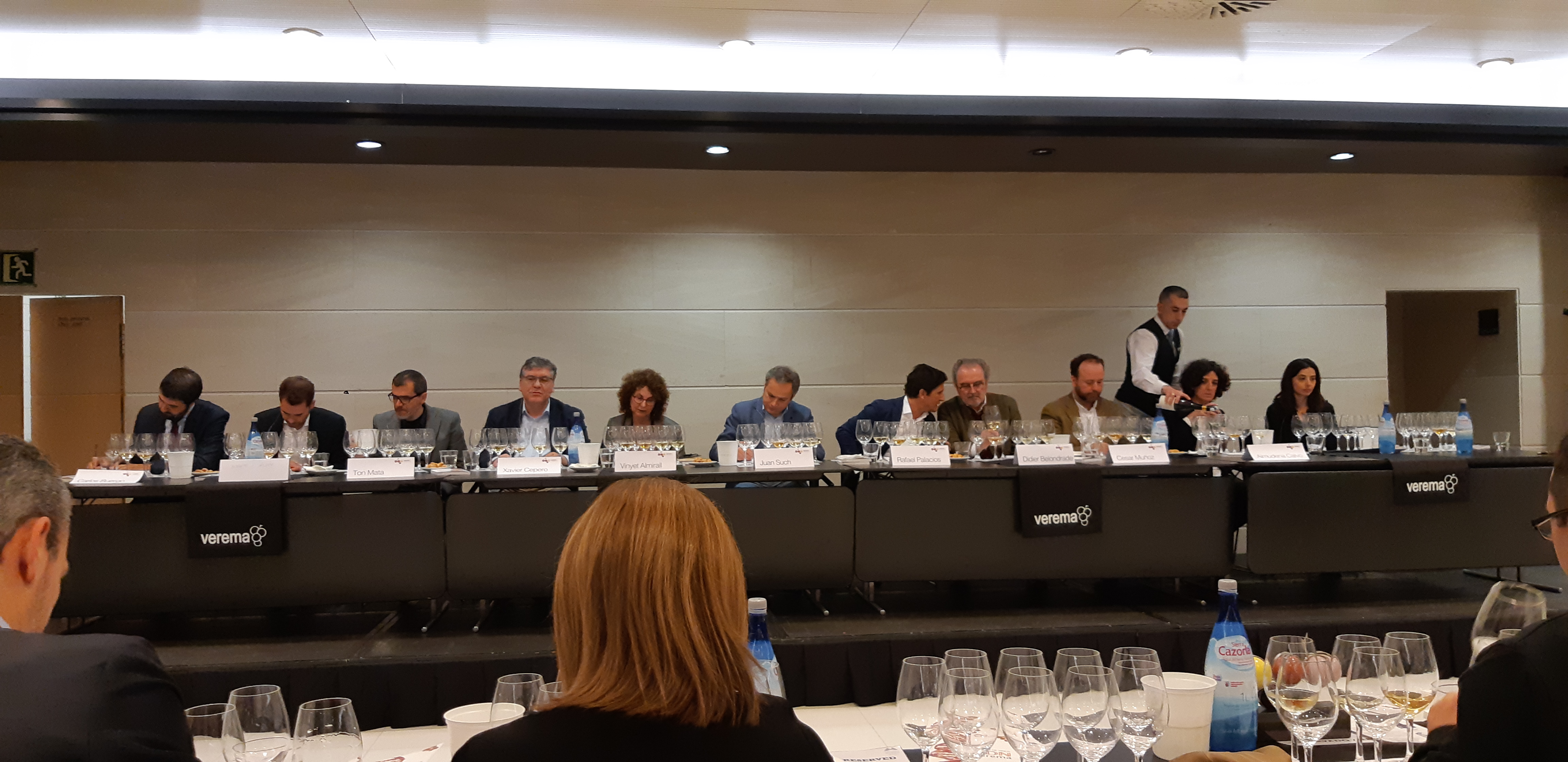 Mesa presidencial Cata Inaugural Experiencia Verema Valencia 2019