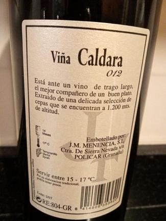 Viña caldara 2012