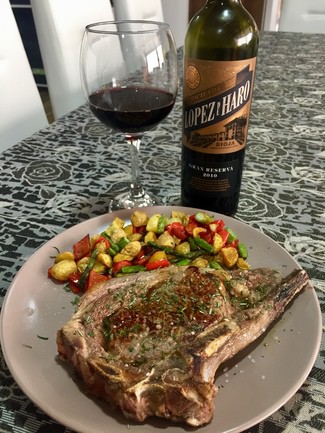 Con el chuletón
