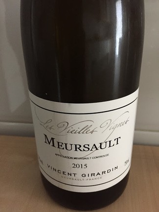 VINCENT GIRARDIN - MEURSAULT - VIEILLES VIGNES 2015