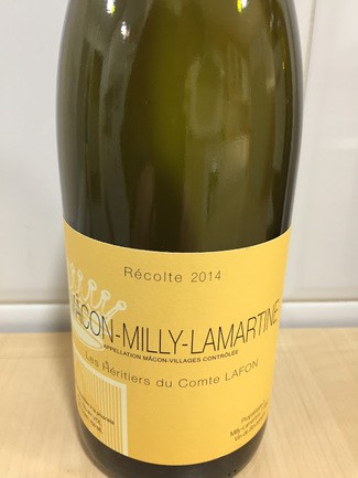 Les Héritieres du Comte Lafon Mâcon-Milly-Lamartine 2014