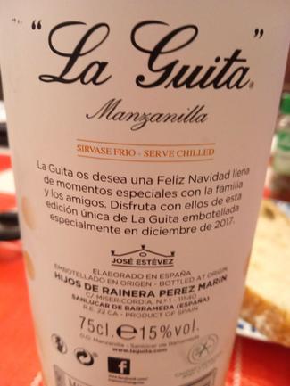 Manzanilla "La Guita" Edición Especial Navidad saca diciembre 2017