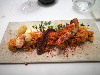 Arroa a banda estilo Flote